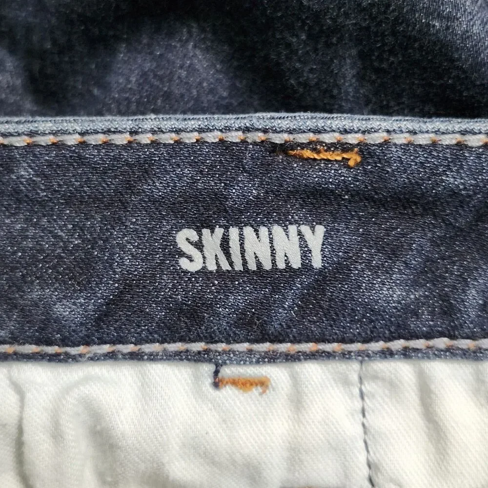 Banana Republic Jeans Womens 26P Dark Wash Skinny Stretch Denim Classic Fit‎